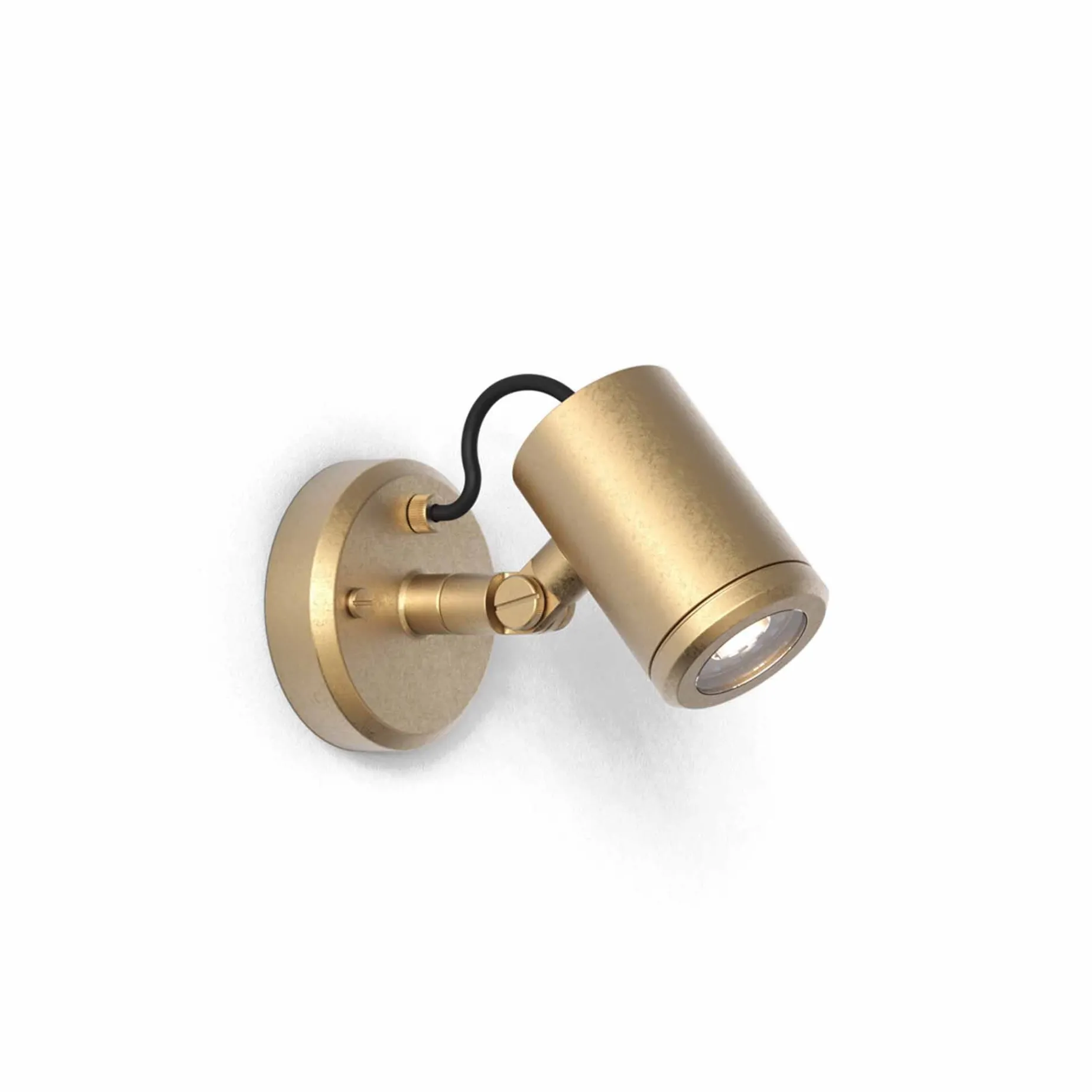 Jura wall spotlight | solid brass