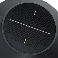 Justina wall solar | black