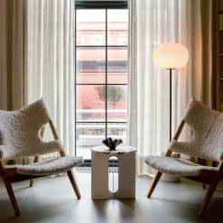 JWDA floor | carrara marble and bronzed brass