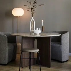 JWDA floor | travertine and brushed brass