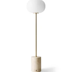 JWDA floor | travertine and brushed brass