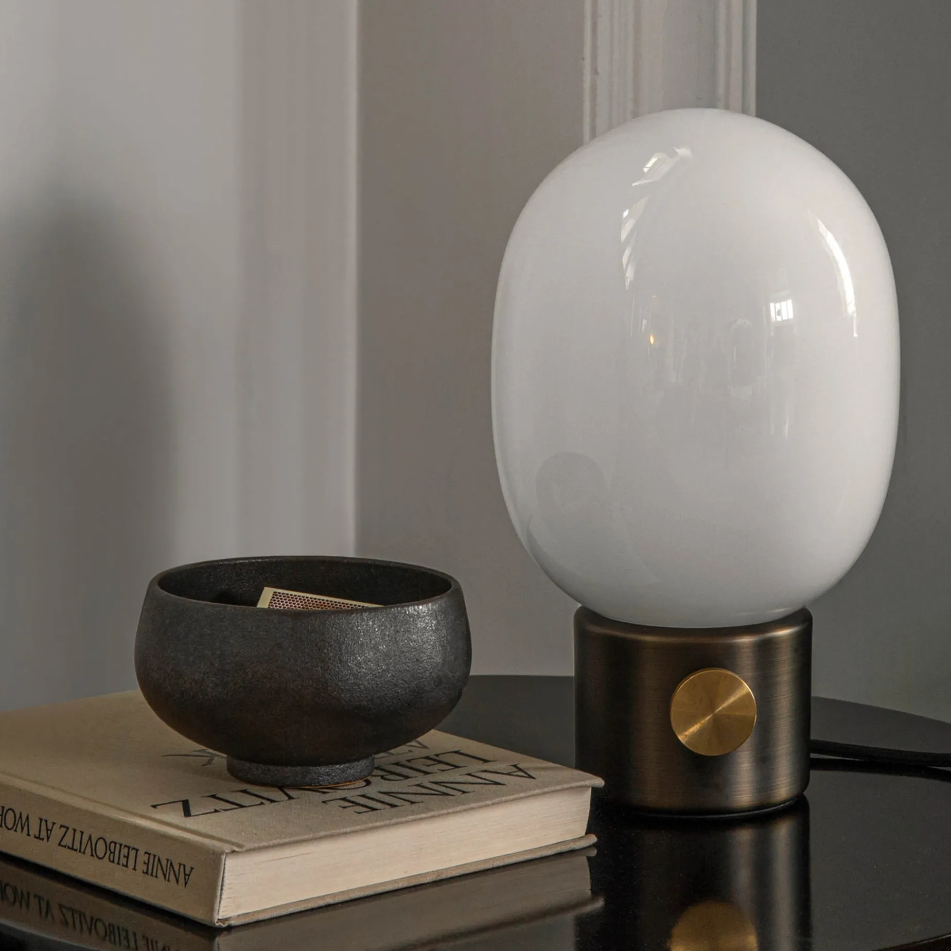 JWDA table lamp | bronzed brass