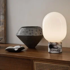 JWDA table lamp | calacatta viola marble