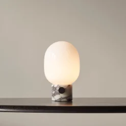 JWDA table lamp | calacatta viola marble