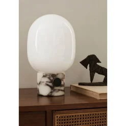JWDA table lamp | calacatta viola marble