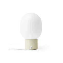 JWDA table lamp steel | alabaster white