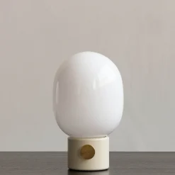 JWDA table lamp steel | alabaster white