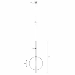 Kandinsky pendant ⌀30 | smoked brown