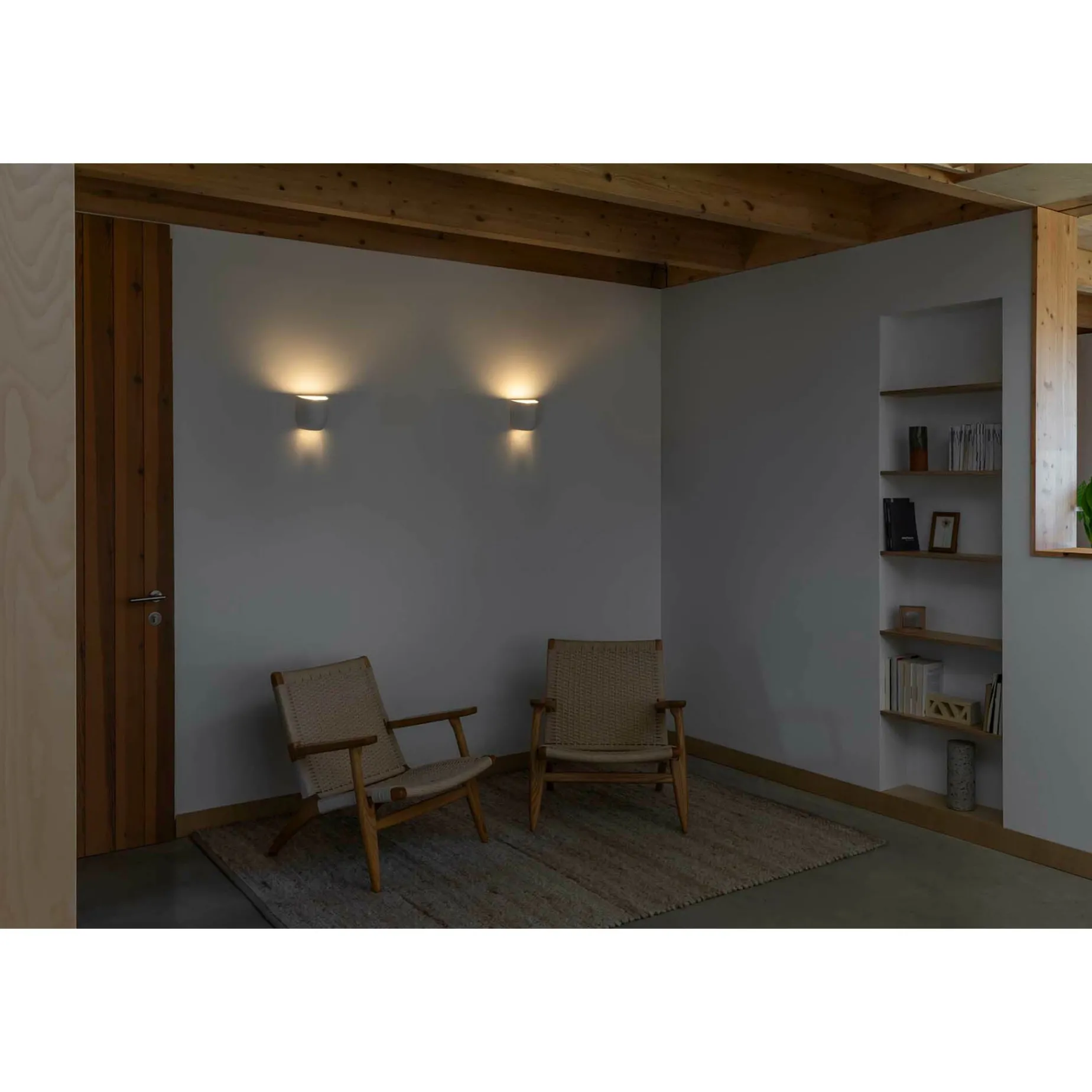 Kappu 158-250-300 | white plaster