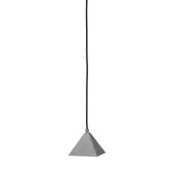 Kare pendant | tumbled stainless steel