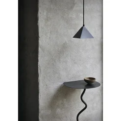 Kare pendant | tumbled stainless steel