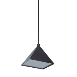 Kare pendant | tumbled stainless steel
