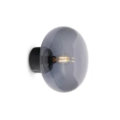 Karl Johan w | black stained oak and smoked glass