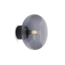 Karl Johan w | smoked oak and white opal glass