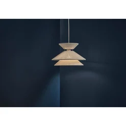Kiku pendant ⌀35 | white cord