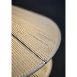 Kiku table ⌀35 | white cord