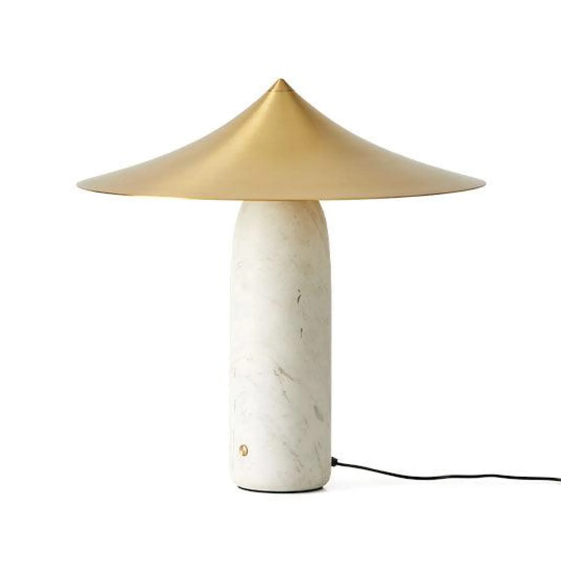 Kine t | matt white and brass