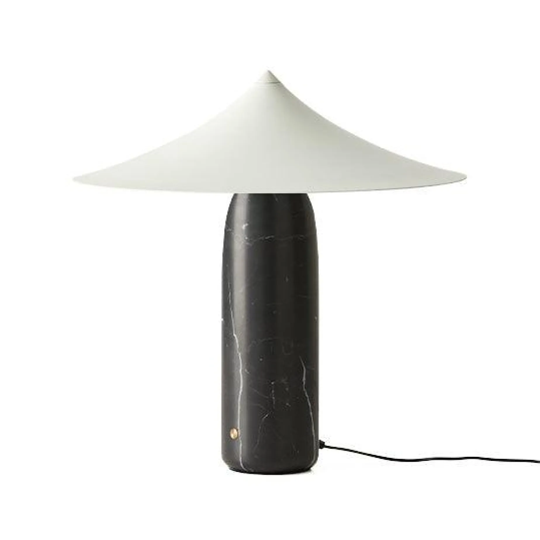 Kine t | matt white and brass