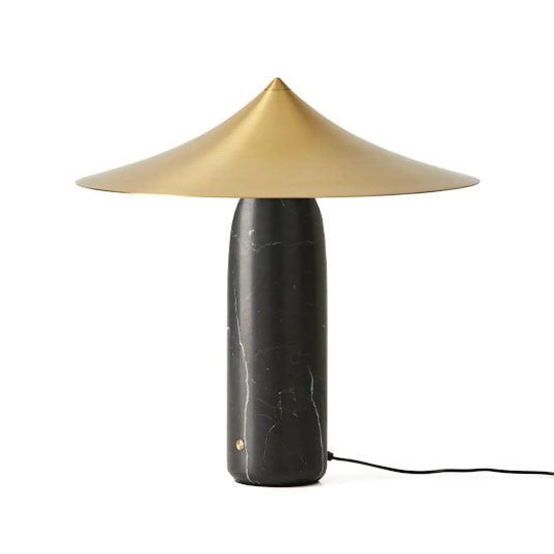 Kine t | matt white and brass