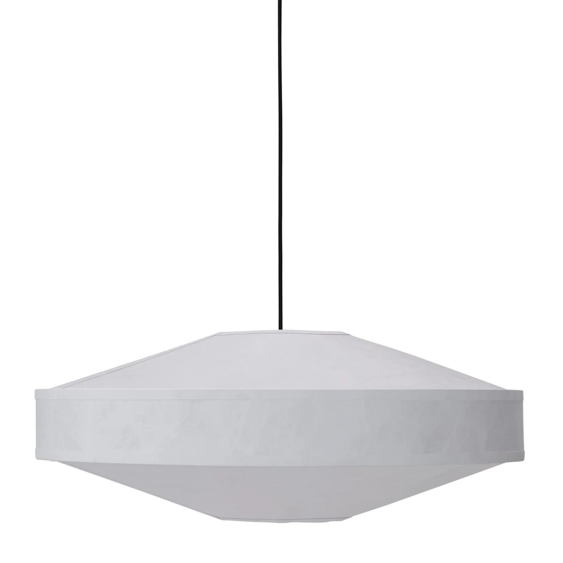 Kite pendant ⌀65 | white and black tyvek