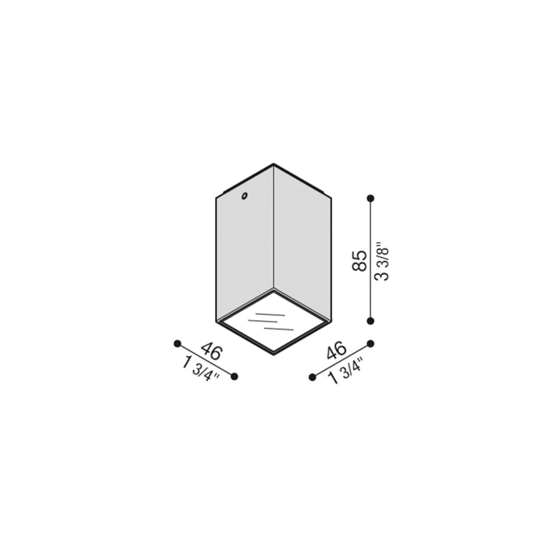 Kura 5 surface IP65 | corten
