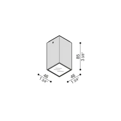 Kura 1 surface IP65 | light grey