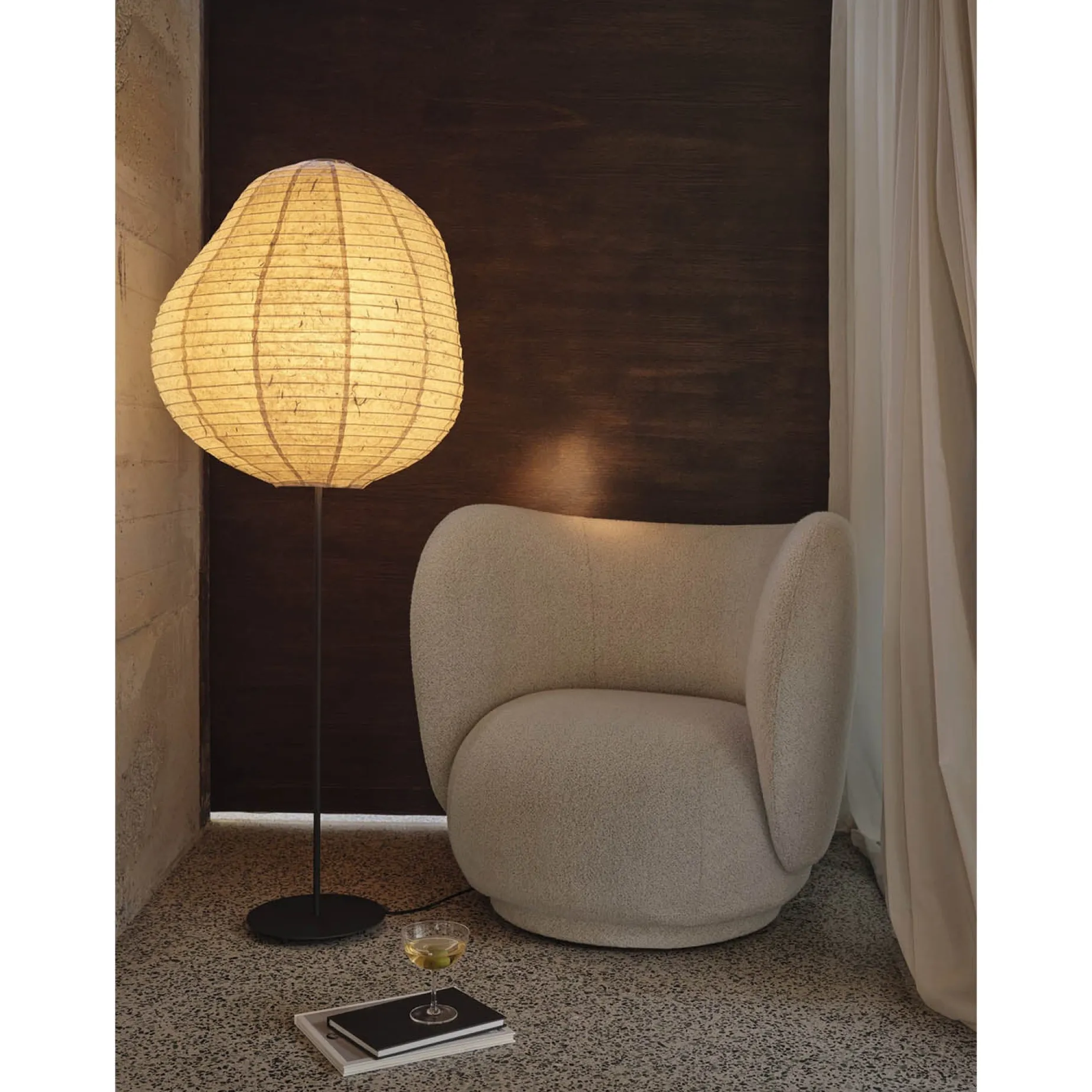 Kurbis floor high | natural