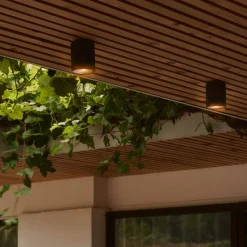Kyklop ripple ceiling IP54 | black
