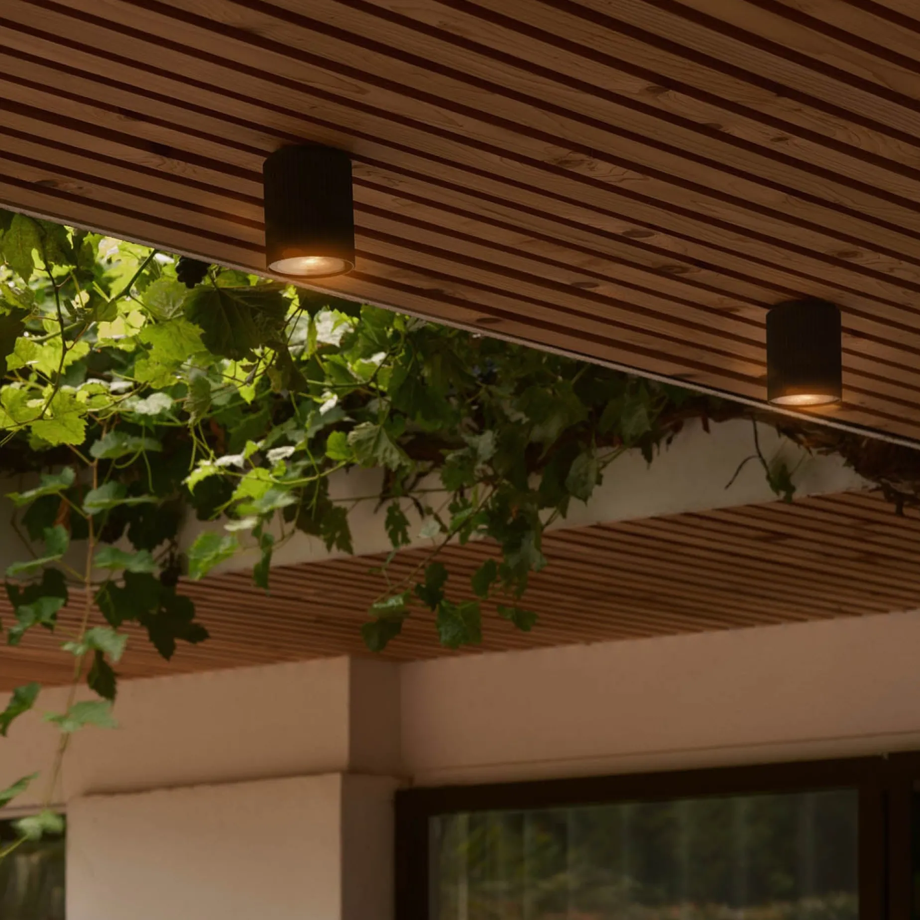 Kyklop ripple ceiling IP54 | black