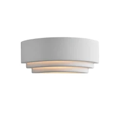 Lancio oblong wall | plaster white