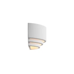 Lancio oblong wall | plaster white
