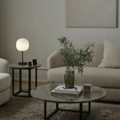 Lantern table | white