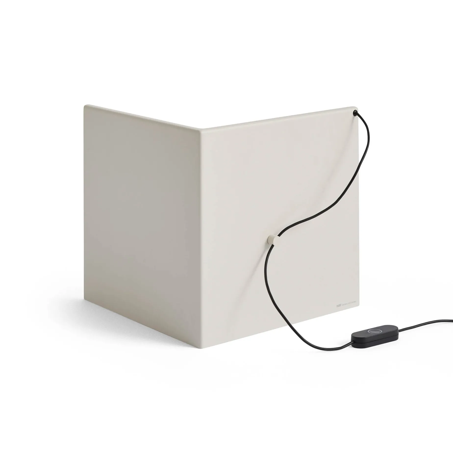 LBM corner table lamp | cream white