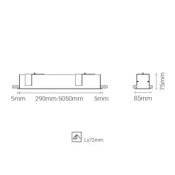 LHe 85 trim | 29-505cm