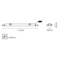 LHe 26 trimless | 29-351cm