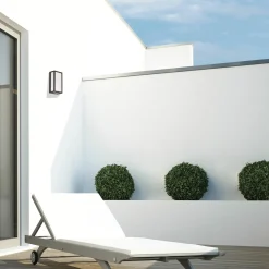 Liam wall IP65 | textured anthracite
