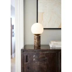 Lilly table | marble brown