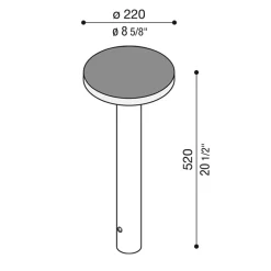 Line 220 Post | H1000 corten