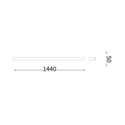 Linea wall 104-144 IP | black