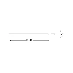 Linea wall 104-144 IP | black