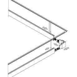 Linus linear pendant 120 | black