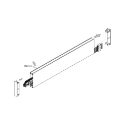 Linus linear wall | white