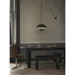 Lod pendant | blackened Iron