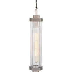 Louise pendant IP44 | antique silver