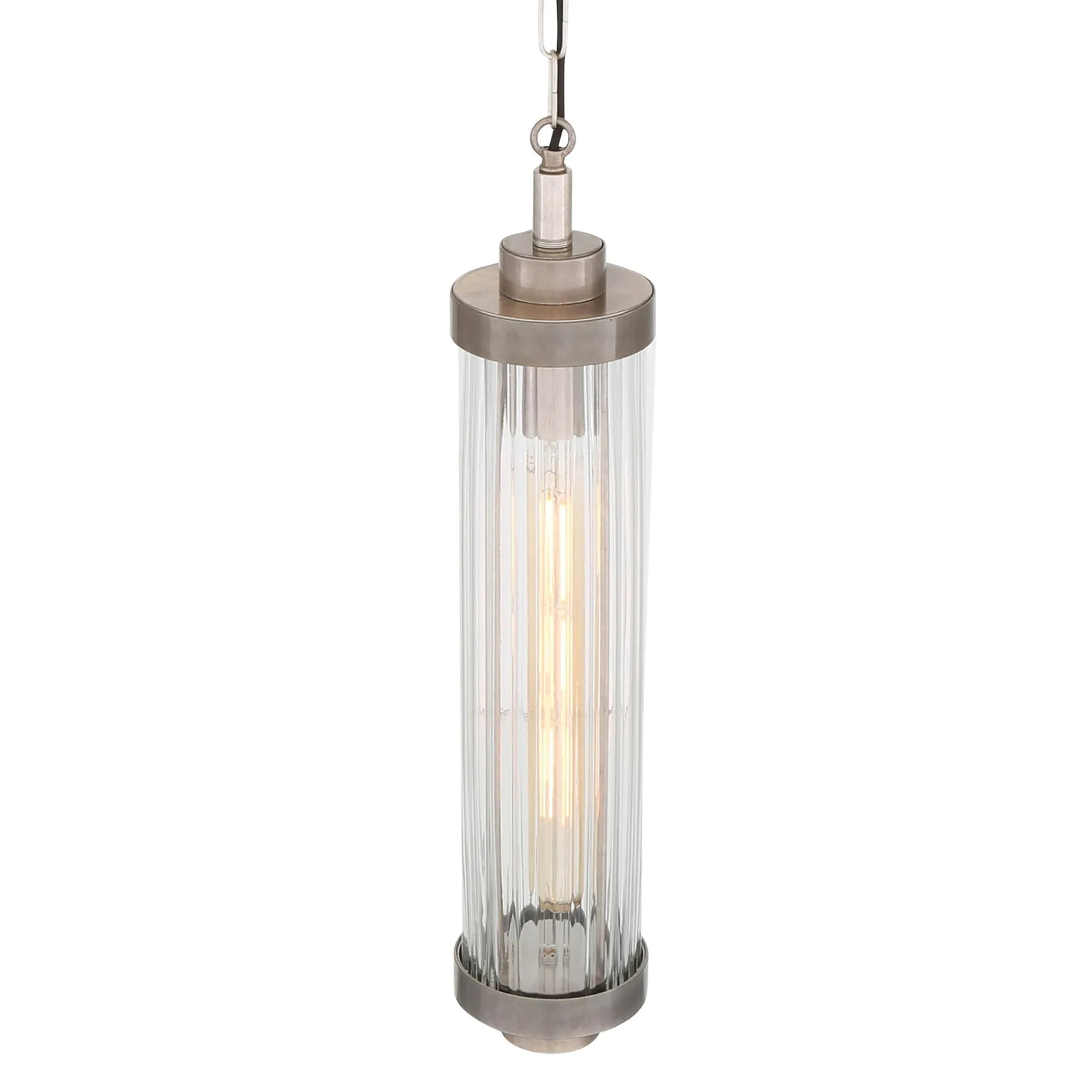 Louise pendant IP44 | antique silver