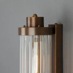 Louise wall IP44 | antique brass