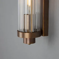Louise wall IP44 | antique brass