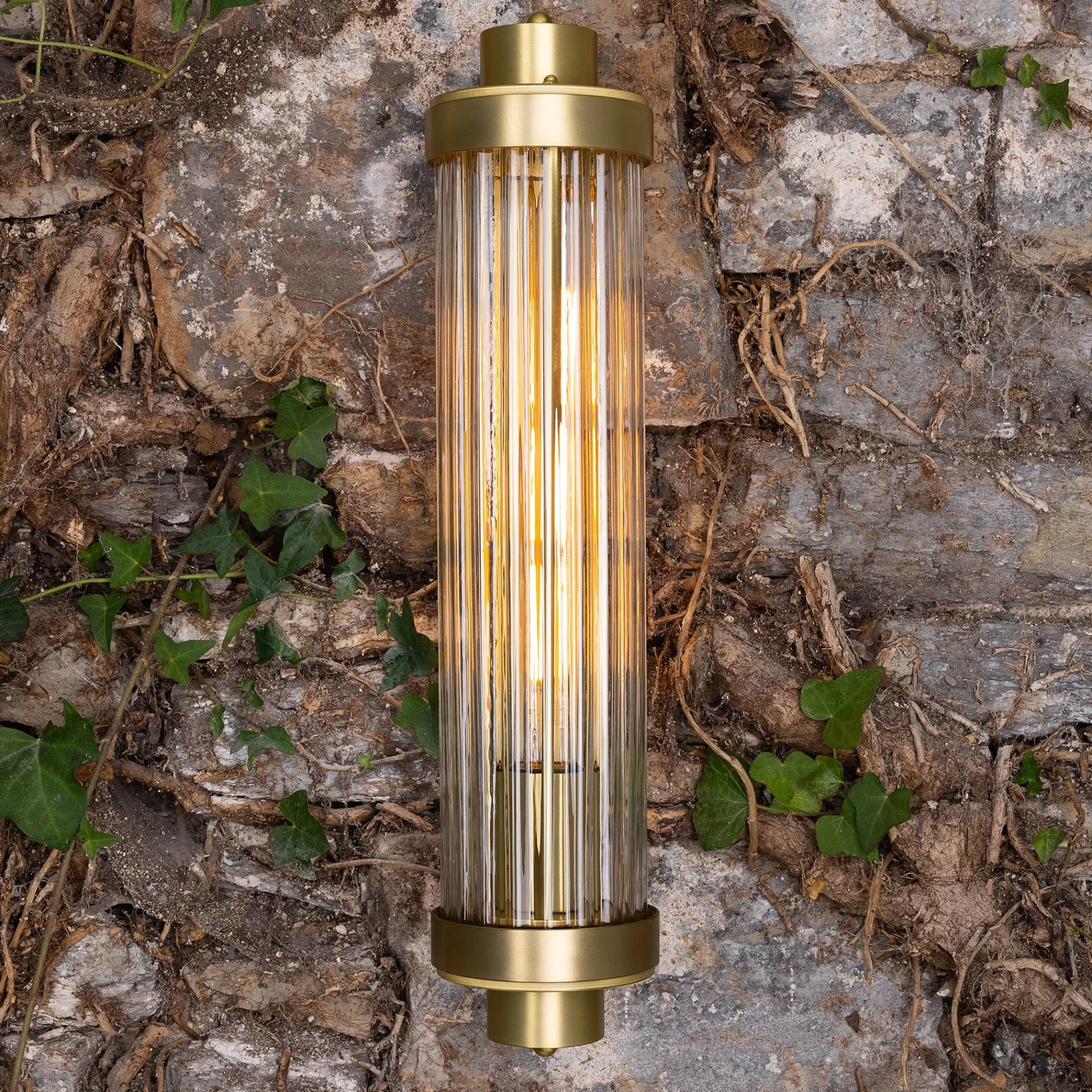Louise wall IP44 | antique brass