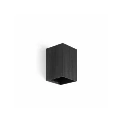 Lune square 1L grooved | black