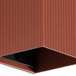 Lune square 1L grooved | black